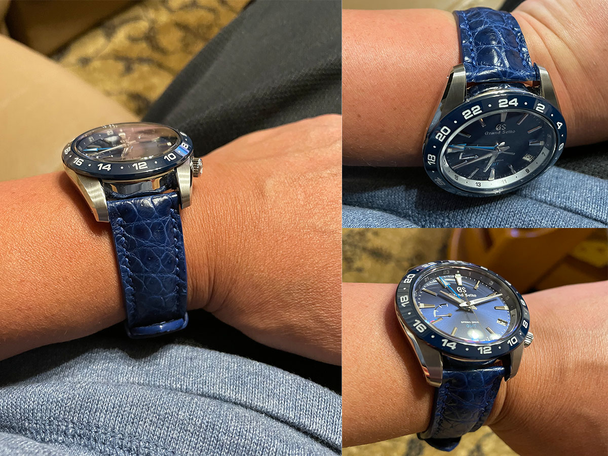 GMT クロコダイル 腕時計ベルト パネライ用 - 時計