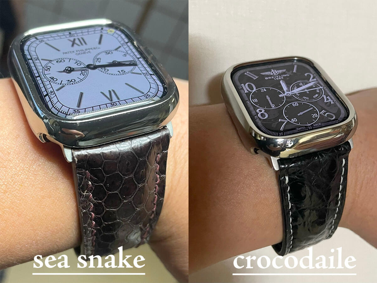 ウミヘビ腕時計ベルト｜レザー腕時計ベルト「Yoshiki-WatchBox」