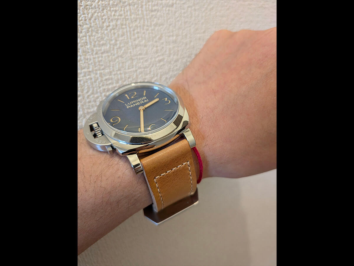 ホーウィン社のレザーを使用した 腕時計ベルト | Yoshiki-WatchBox