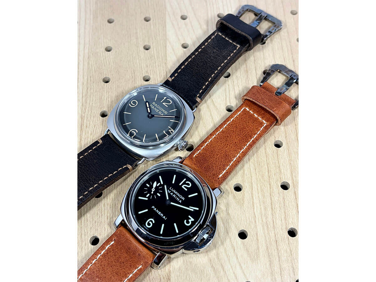 ホーウィン社のレザーを使用した 腕時計ベルト | Yoshiki-WatchBox