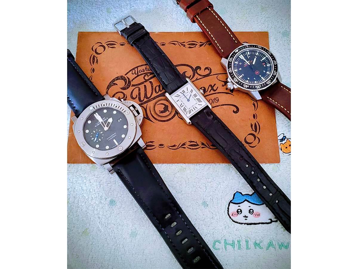 ホーウィン クロムエクセルレザー腕時計ベルト｜レザー腕時計ベルト「Yoshiki-WatchBox」