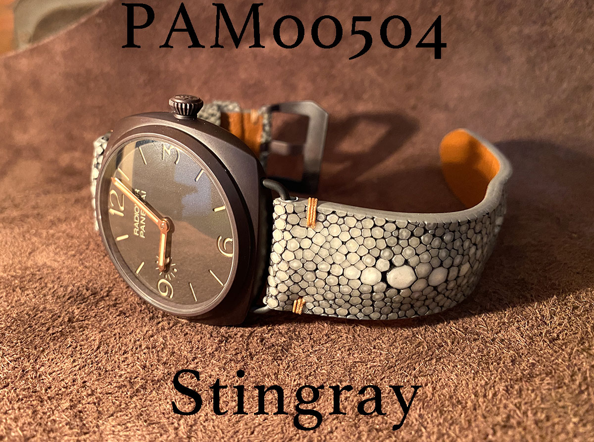 今日はパネライ PAM00504にスティングレイを・・・page-visual 今日はパネライ PAM00504にスティングレイを・・・ビジュアル