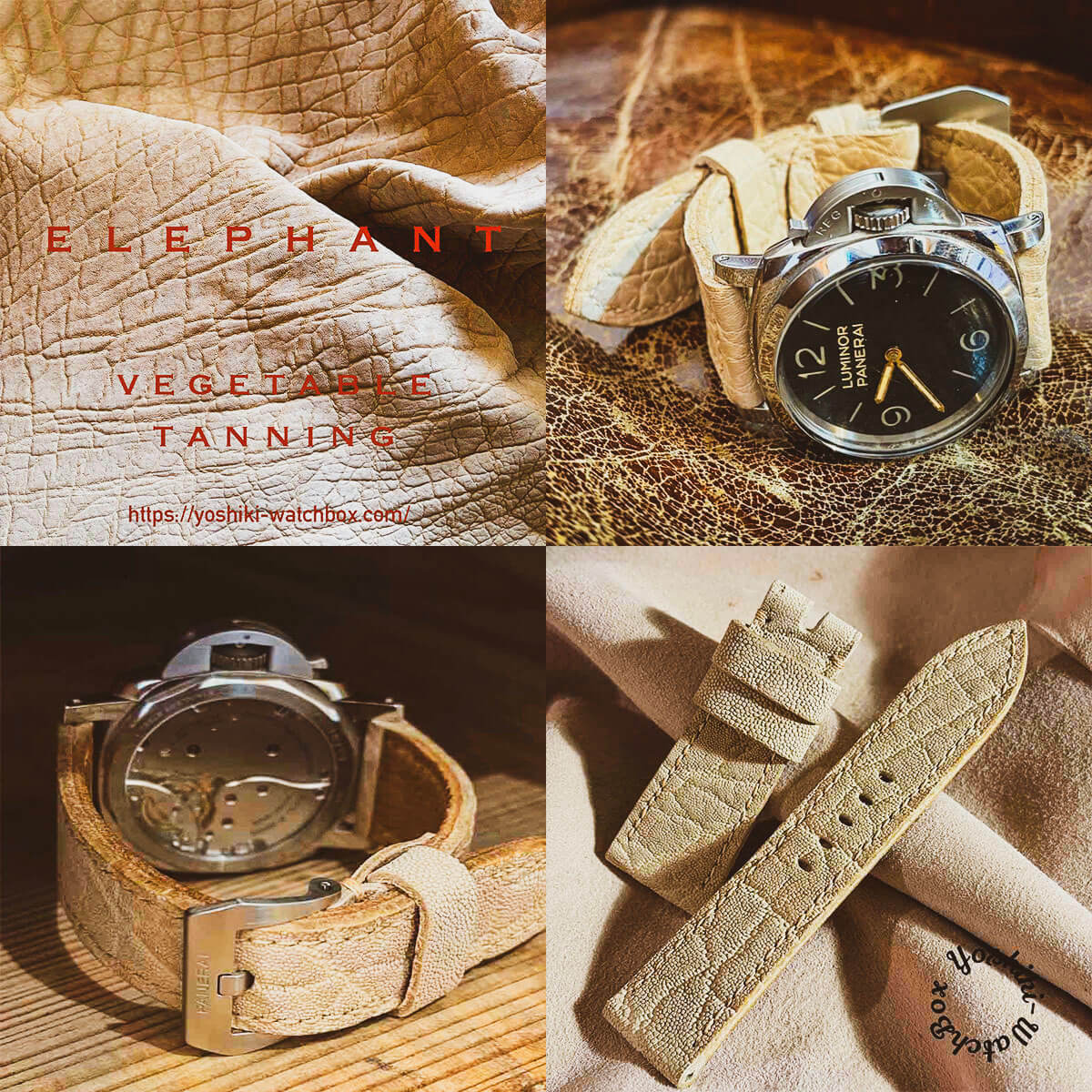 limited order 10-2 タンニン鞣し エレファントレザーpage-visual limited order 10-2 タンニン鞣し エレファントレザービジュアル